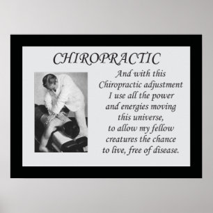Poster du devis d'ajustement chiropratique