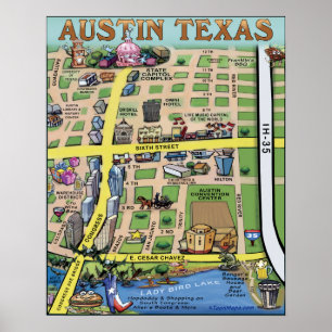 Poster du Downtown Austin Texas