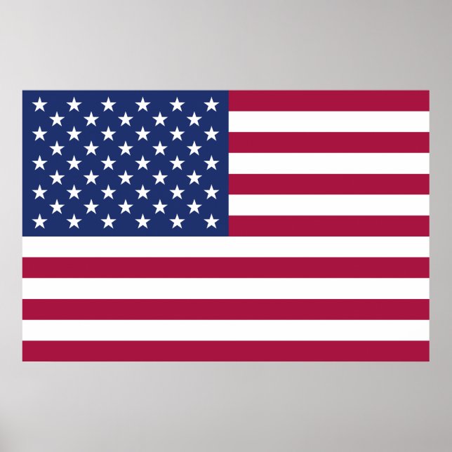 Poster du drapeau américain (Devant)