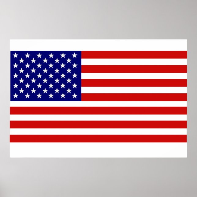 Poster du drapeau américain (Devant)