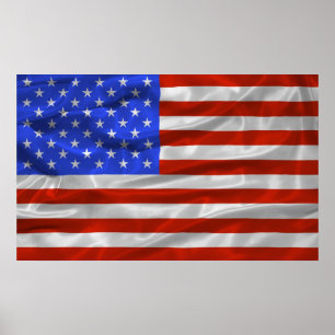 Poster du drapeau américain