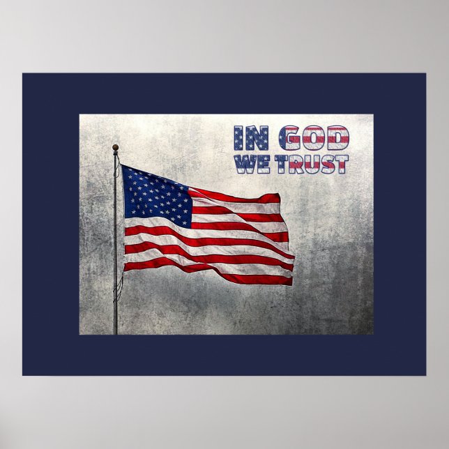 Poster du drapeau américain (Devant)