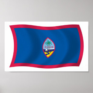 Poster du drapeau de Guam Imprimer