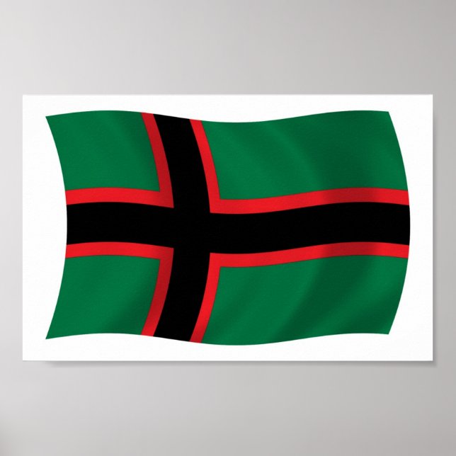 Poster du drapeau de Karelians Imprimer (Devant)