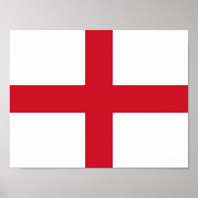 Poster du drapeau de l'Angleterre (Devant)
