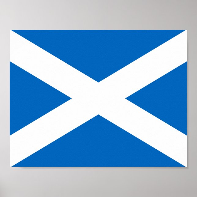 Poster du drapeau écossais (Devant)