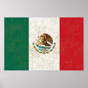 Poster du DRAPEAU MEXIQUE