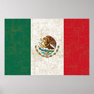 Poster du DRAPEAU MEXIQUE
