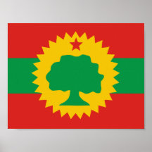 Poster du drapeau oromo