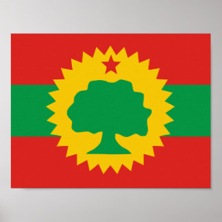 Poster du drapeau oromo