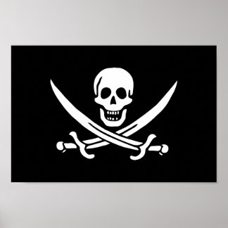 Poster du drapeau pirate