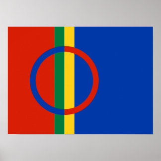 Poster du drapeau sami