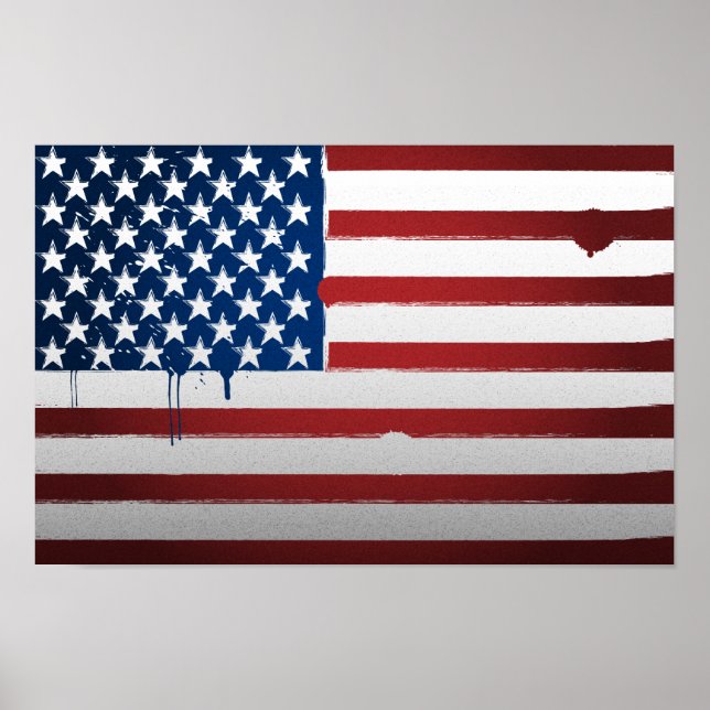 Poster du drapeau Urbain USA (Devant)