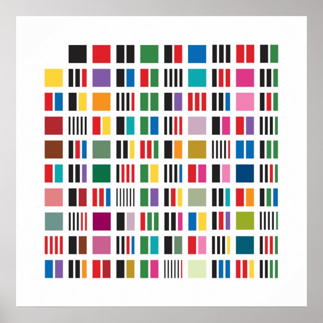 Poster du facteur premier - blanc (Devant)