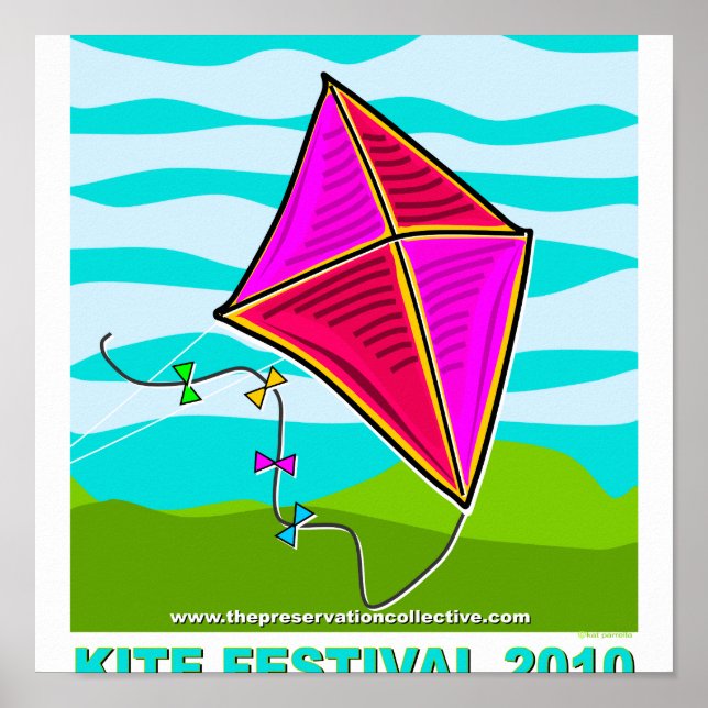 Poster du festival de cerfs-volants 2010 (Devant)
