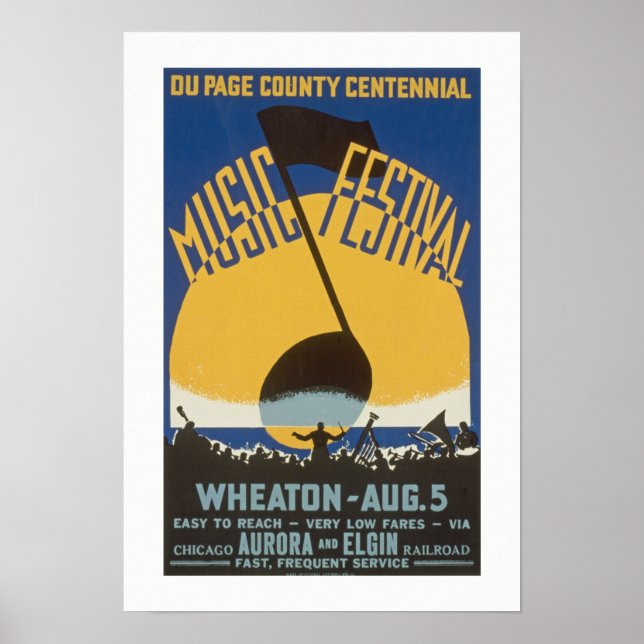 Poster du Festival de musique vintage (Devant)