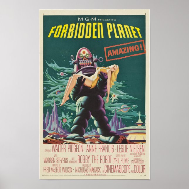 Poster du film Monster Planète interdite (Devant)