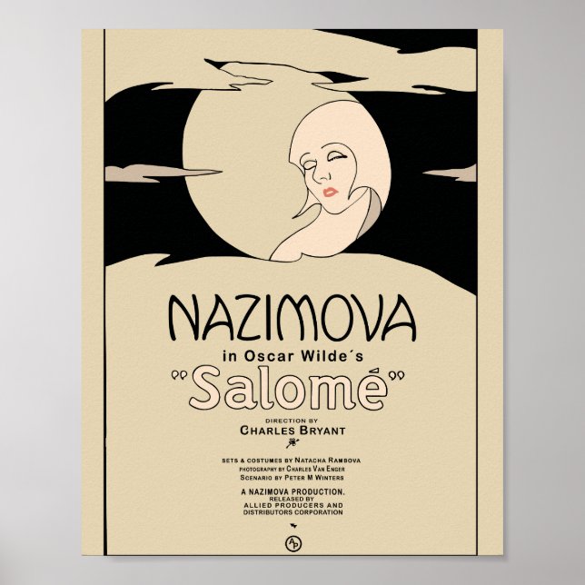 Poster du film Salome Vintage (Devant)