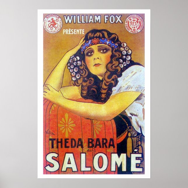 Poster du film Theda Bara Salome (Devant)