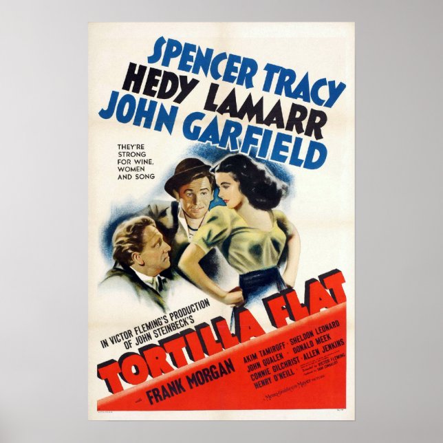 Poster du film Tortilla Flat (Devant)