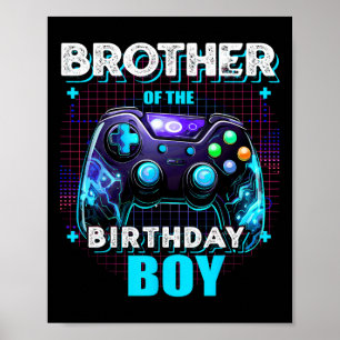 Poster Du garçon d'anniversaire correspondant à la famill