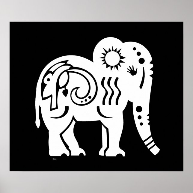 Poster du géant sacré (blanc) (Devant)