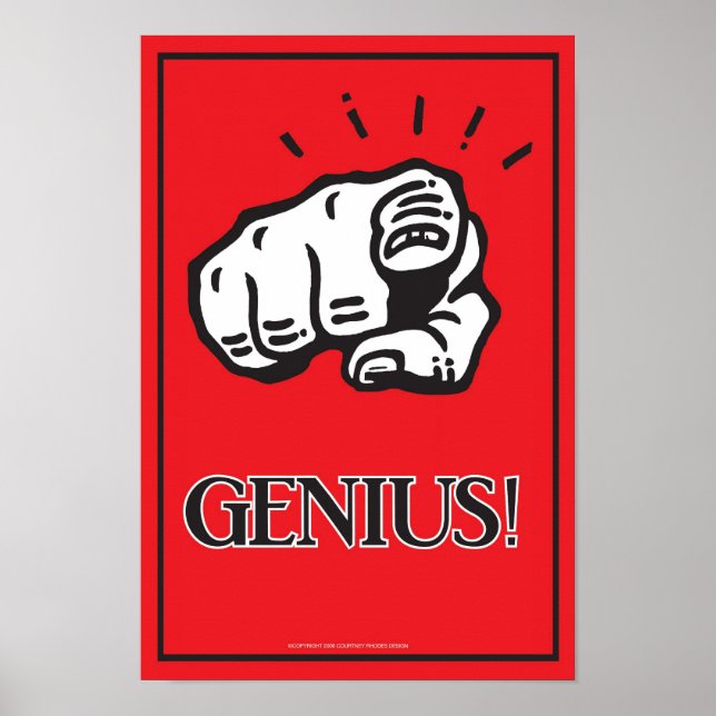 Poster du génie 11x16 (Devant)