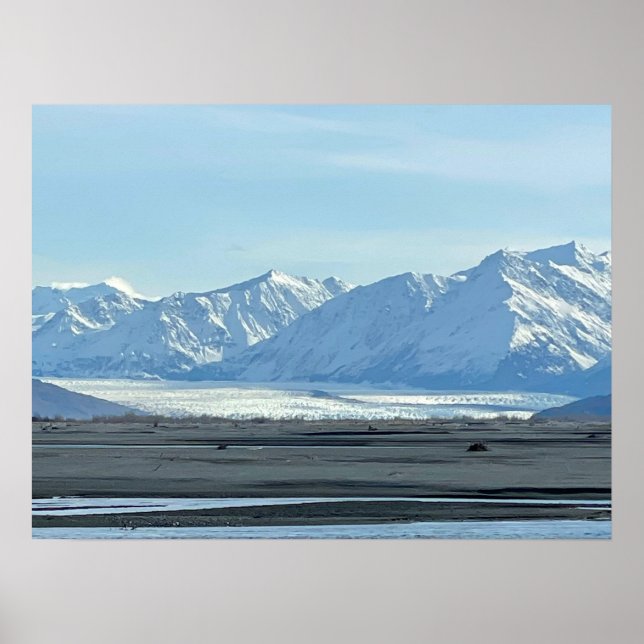 Poster du glacier Knik @3dudes1life (Devant)