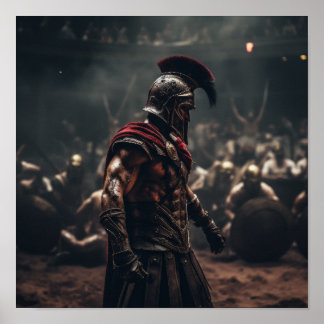 Poster du gladiateur du Tuteur déterminé - Porté d