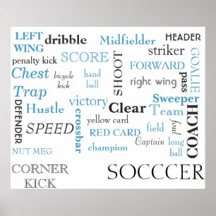 Poster du Glossaire du football