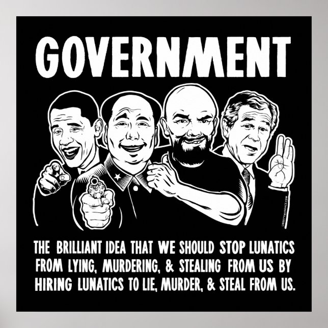 Poster du gouvernement sur la démocratie (Devant)