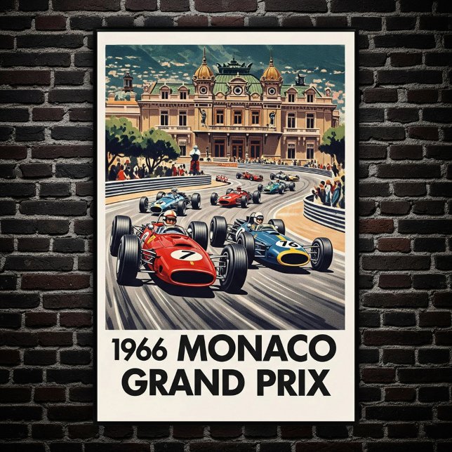 Poster du Grand Prix de Monaco 1966 (Créateur téléchargé)