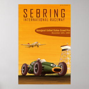 Poster du Grand Prix des États-Unis 1959