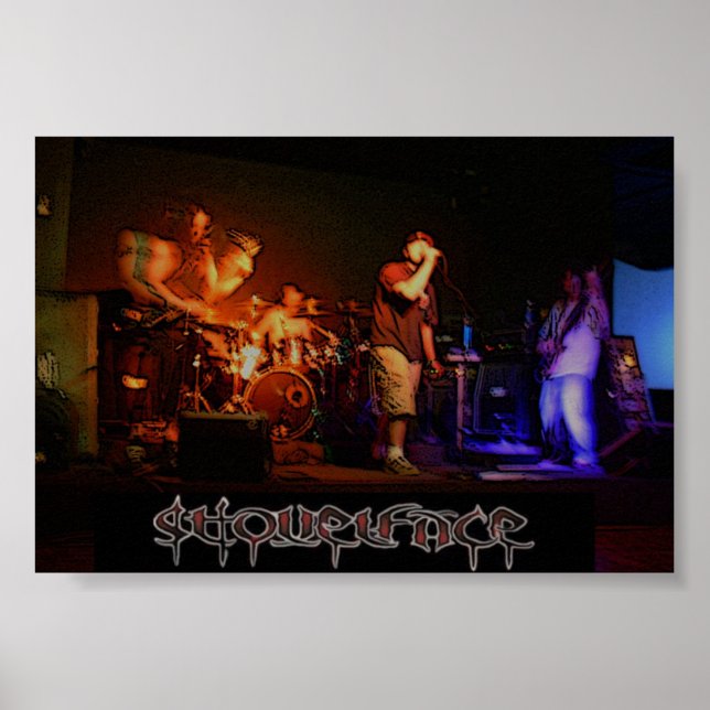 Poster du groupe Shovelface (Devant)