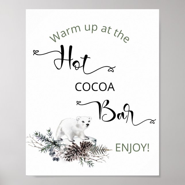 Poster du Hot Cocoa Bar (Devant)