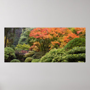 Poster du Jardin Japonais à l'automne