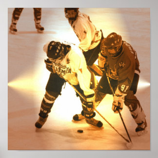 Poster du jeu de hockey