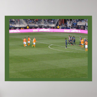 Poster du jeu de soccer de l'Union de Philadelphie