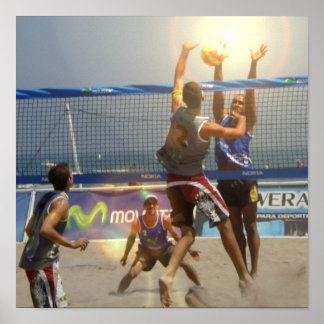 Poster du jeu de volley-ball