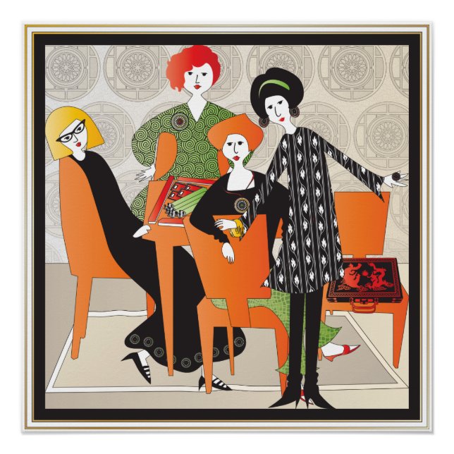 Poster du jeu Mah Jongg (Devant)