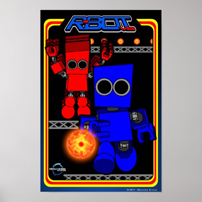 Poster du jeu R-Bot VS. Retro (Devant)