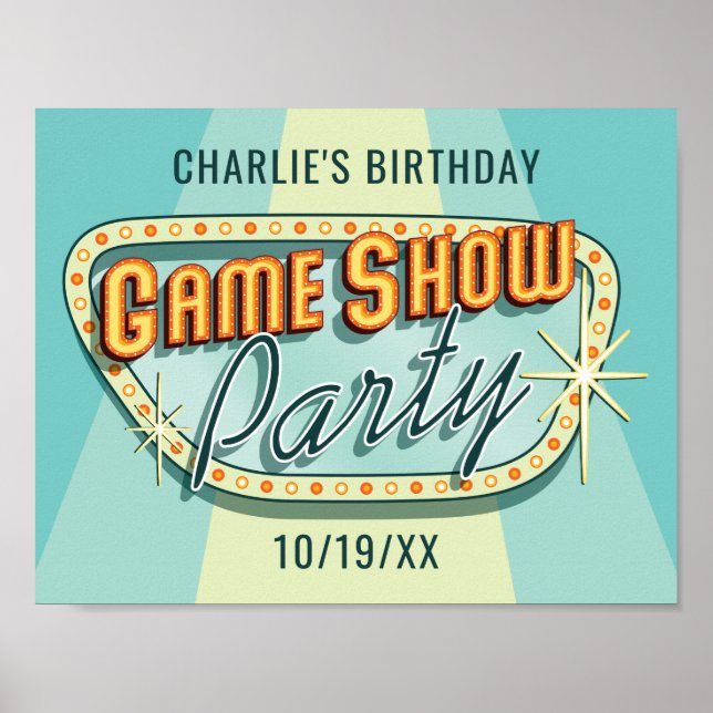 Poster du Jeu Show Party (Devant)