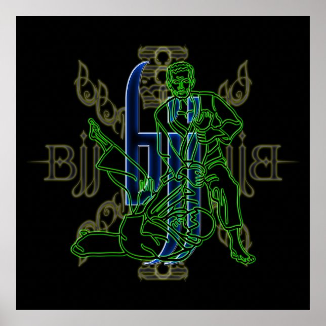 Poster du Jiu Jitsu (Devant)