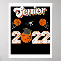 Poster du joueur de basket-ball senior