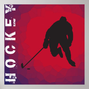 Poster du joueur de hockey
