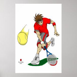 Poster du joueur de tennis