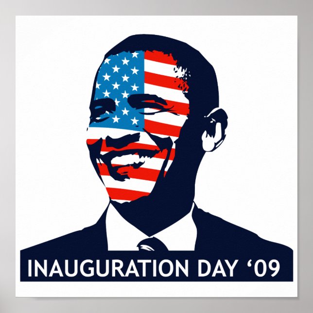 Poster du jour de l'investiture d'Obama (Devant)