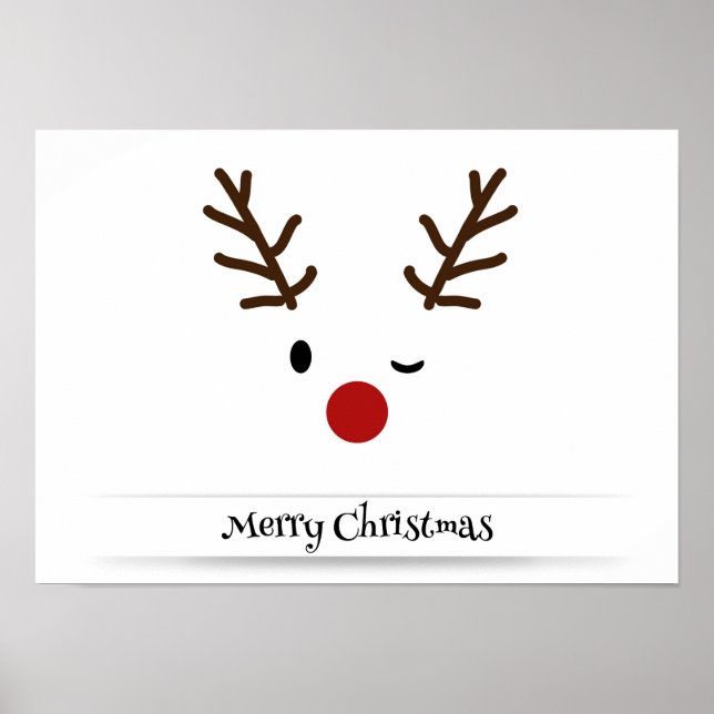Poster du joyeux concepteur de Noël de Rudolph (Devant)