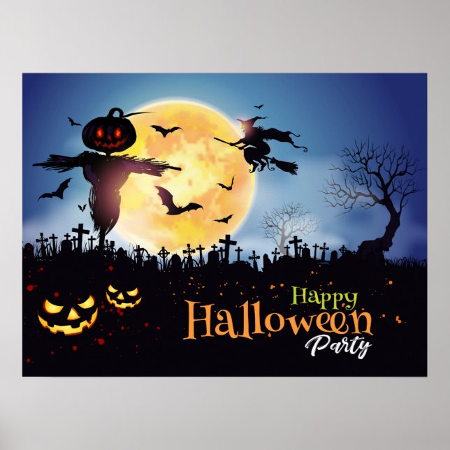 Poster du Joyeux parti Halloween (Devant)