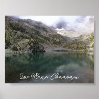 Poster du Lac Blanc, Chamonix